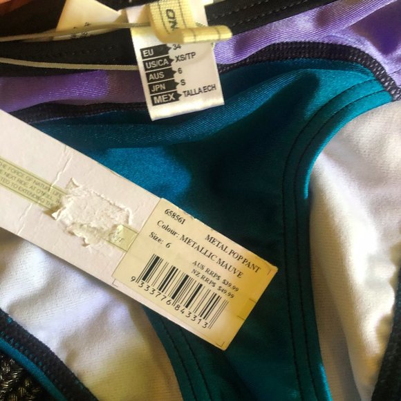 NWT O'Neill Metallic Swim Bottoms - Picture 3 of 3